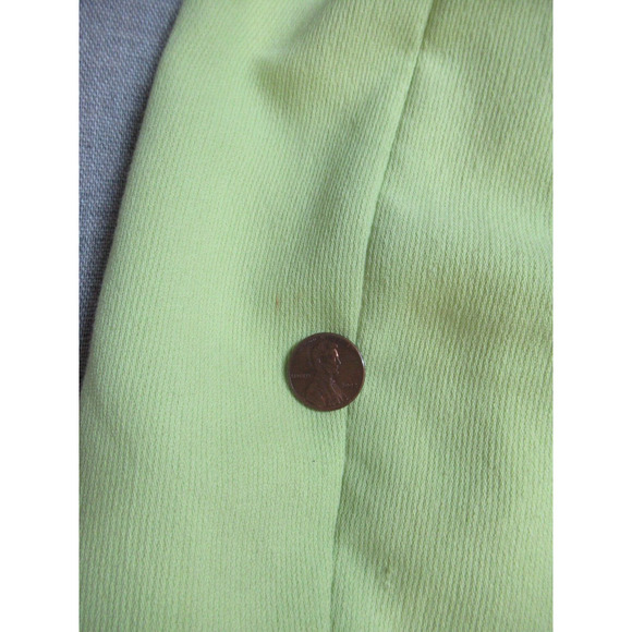 Vintage Gina Blazer Womens Size 12 Lime Green Jacket Retro 80s Made in England - Picture 6 of 14